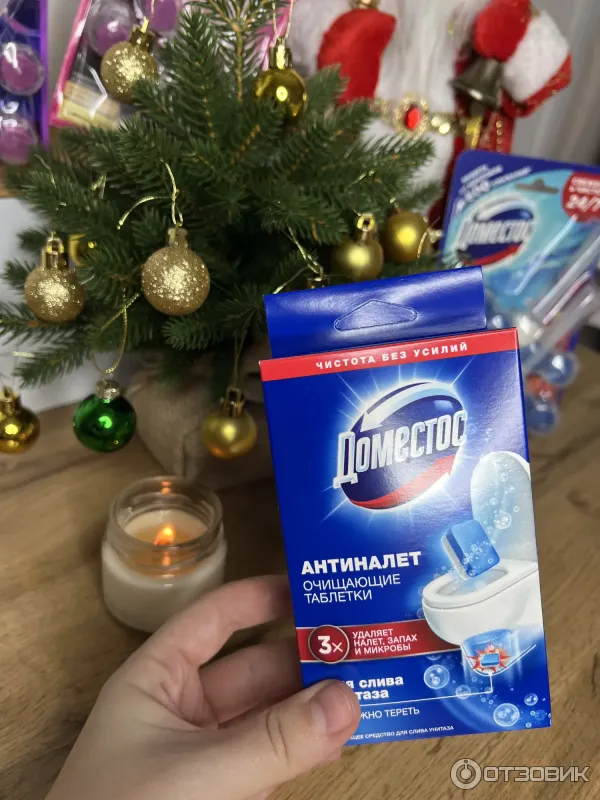 Таблетки для слива унитаза Доместос фото